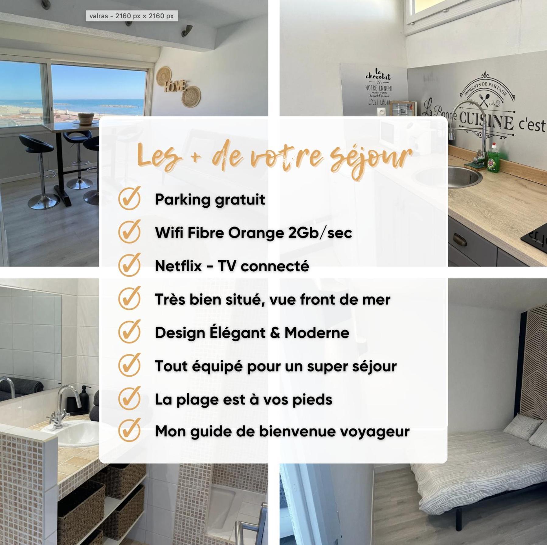ולראס-פלאז' Superbe Appartement Vue Sur Mer מראה חיצוני תמונה